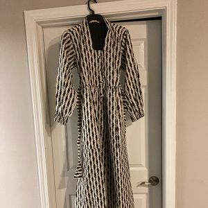 Long woman African dress